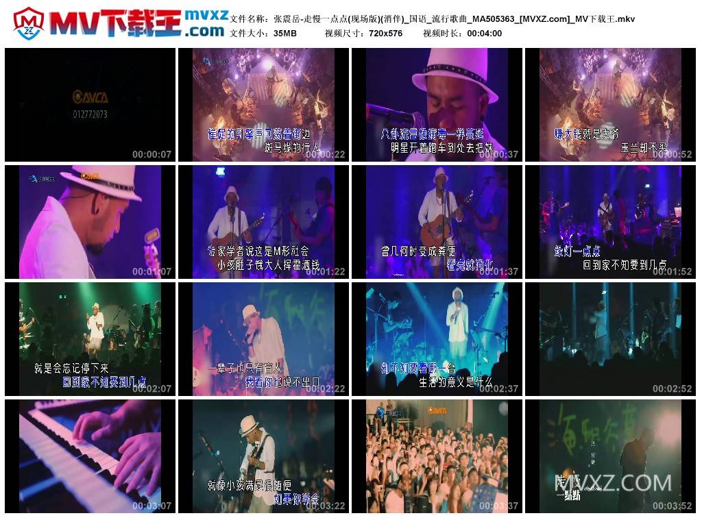 张震岳-走慢一点点(现场版)(消伴)_国语_流行歌曲_MA505363